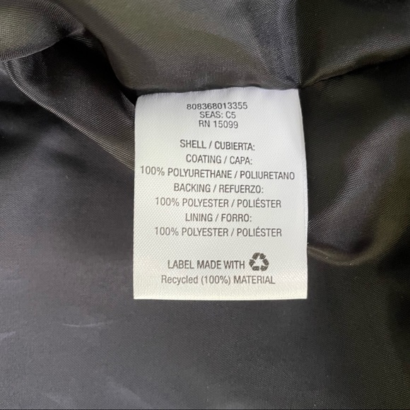 Mens Vegan Faux Leather Jacket (Flaw) - Picture 6 of 9